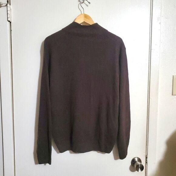 Geoffrey Beene Men's Pullover Brown Sweater Size L - Picture 2 of 9